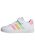 adidas Grand Court Court Elastic Lace and Top Strap Shoes, Zapatillas de Tenis Unisex niños, Cloud White Pulse Mint Beam Pink, 30 EU
